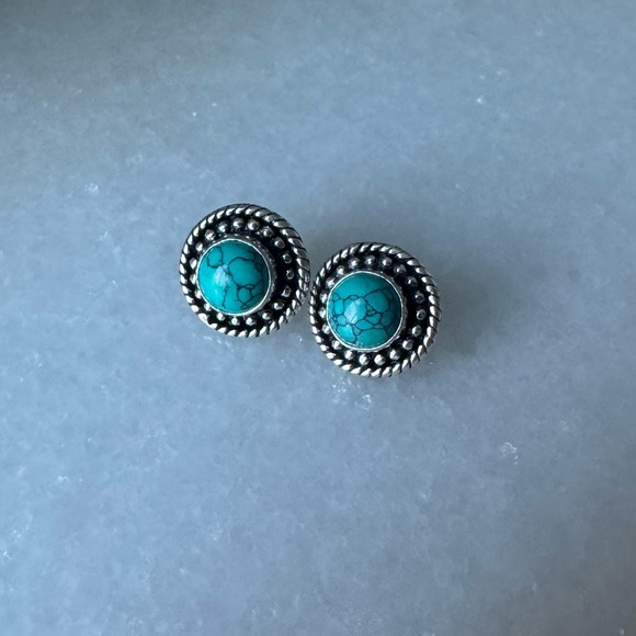 Sundance Jewelry - NWOT Sundance Blooming Wreath Earrings, Turquoise, Sterling Silver